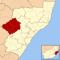 Location in the KwaZulu-Natal